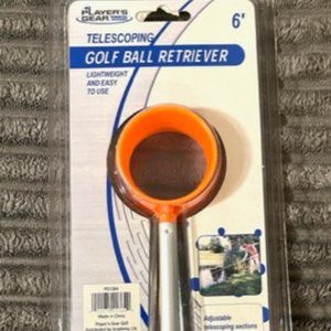 Player's Gear golf ball retriever-NEW in pkg. 6' adjustable/lightweight